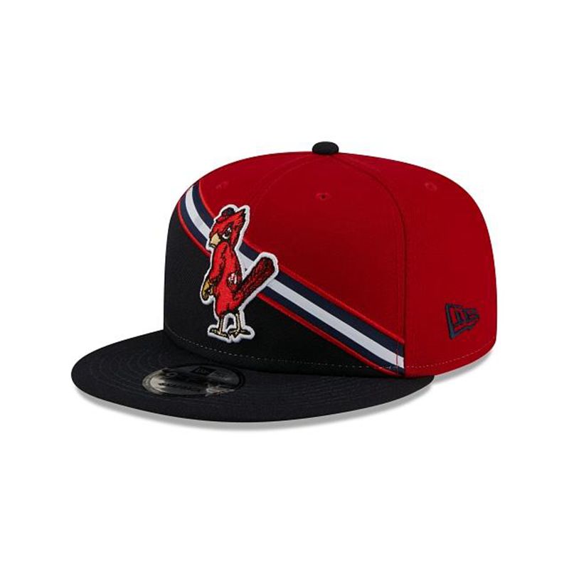 MLB St. Louis Cardinals Color Cross 9Fifty Snapback (QCA4102) - Blue New Era Caps